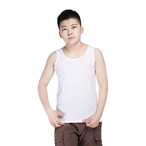 BaronHong Strong Elastic Band Brustbinder Tank Top Unterwäsche für Trans Lesbian Tomboy (weiß, M) von BaronHong