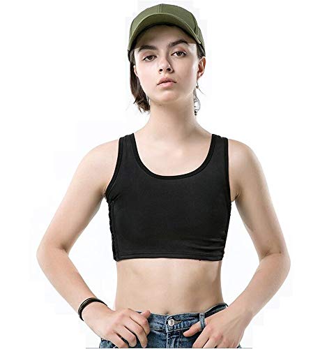 BaronHong Summer Breathable Chest Binder für Tomboy Trans Lesbian (schwarz, M) von BaronHong