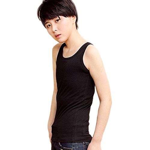 BaronHong Tomboy Chest Binder Baumwolle Solid Color Weste Sommer Tank Top von BaronHong