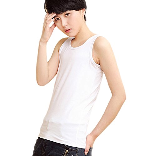 BaronHong Tomboy Chest Binder Baumwolle Solid Color Weste Sommer Tank Top von BaronHong