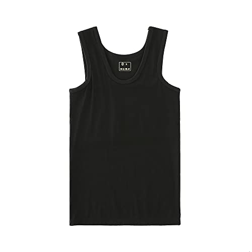 BaronHong Tomboy Chest Binder IceSilk Pullover Maskulines langes Tanktop atmungsaktiv robust dehnbar(schwarz,2XL) von BaronHong