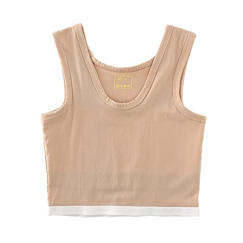 BaronHong Tomboy Chest Binder Robustes, dehnbares Pullover-Mesh-Tanktop für Männer (Hautton, 2XL) von BaronHong