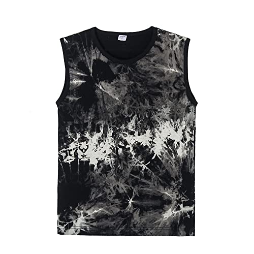 BaronHong Tomboy Eingebauter Brustbinder 3-reihiger Verschluss Maskulines Tanktop Atmungsaktiv Robust Dehnbar(Schwarz,4XL) von BaronHong