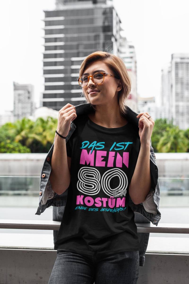 Lustiges 80Er Kostüm Ende Des Gesprächs Design Frauen T-Shirt von BaronKnausWK