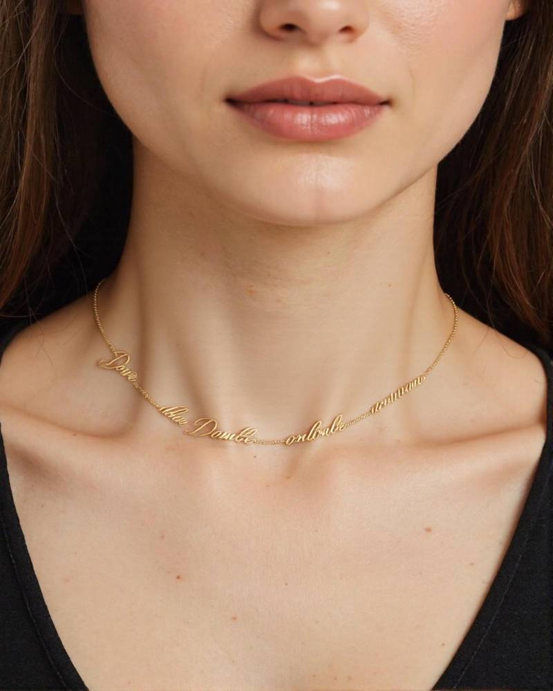 Customized Name Necklace, Gift For Mom, Best Friend, Sister, Birthday Gift, Bridesmaid Gift, Family Name Necklace Customized Name Necklace, Gift For Mom, Best Friend, Sister, Birthday Gift, Bridesmaid Gift, Family Name Necklace von BaronshopStudio