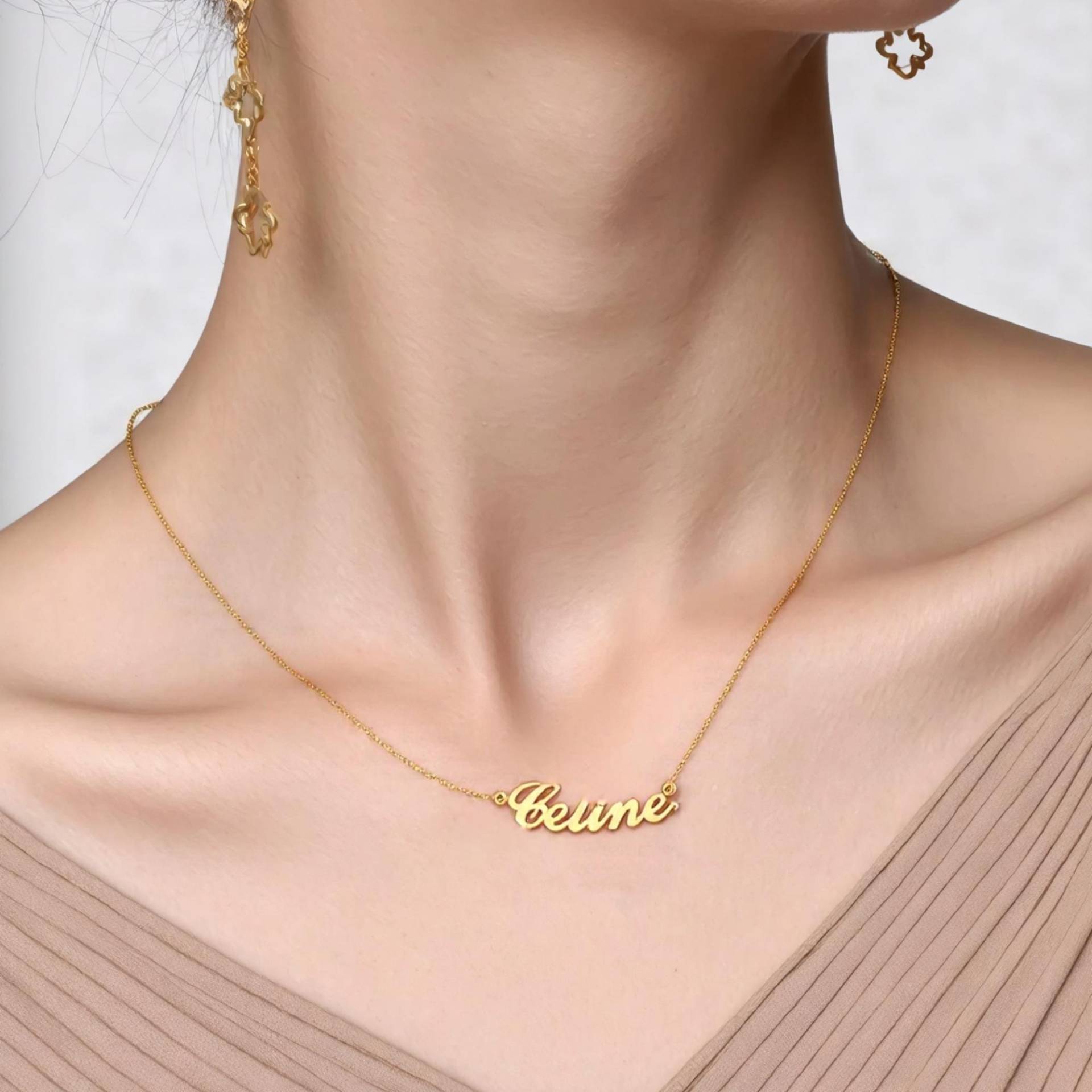 Customized Name Necklace, Gift For Mom, Best Friend, Sister, Bridesmaid Gift, Family Name Necklace, Birthday Christmas Customized Name Necklace, Gift For Mom, Best Friend, Sister, Bridesmaid Gift, Family Name Necklace, Birthday Christmas von BaronshopStudio