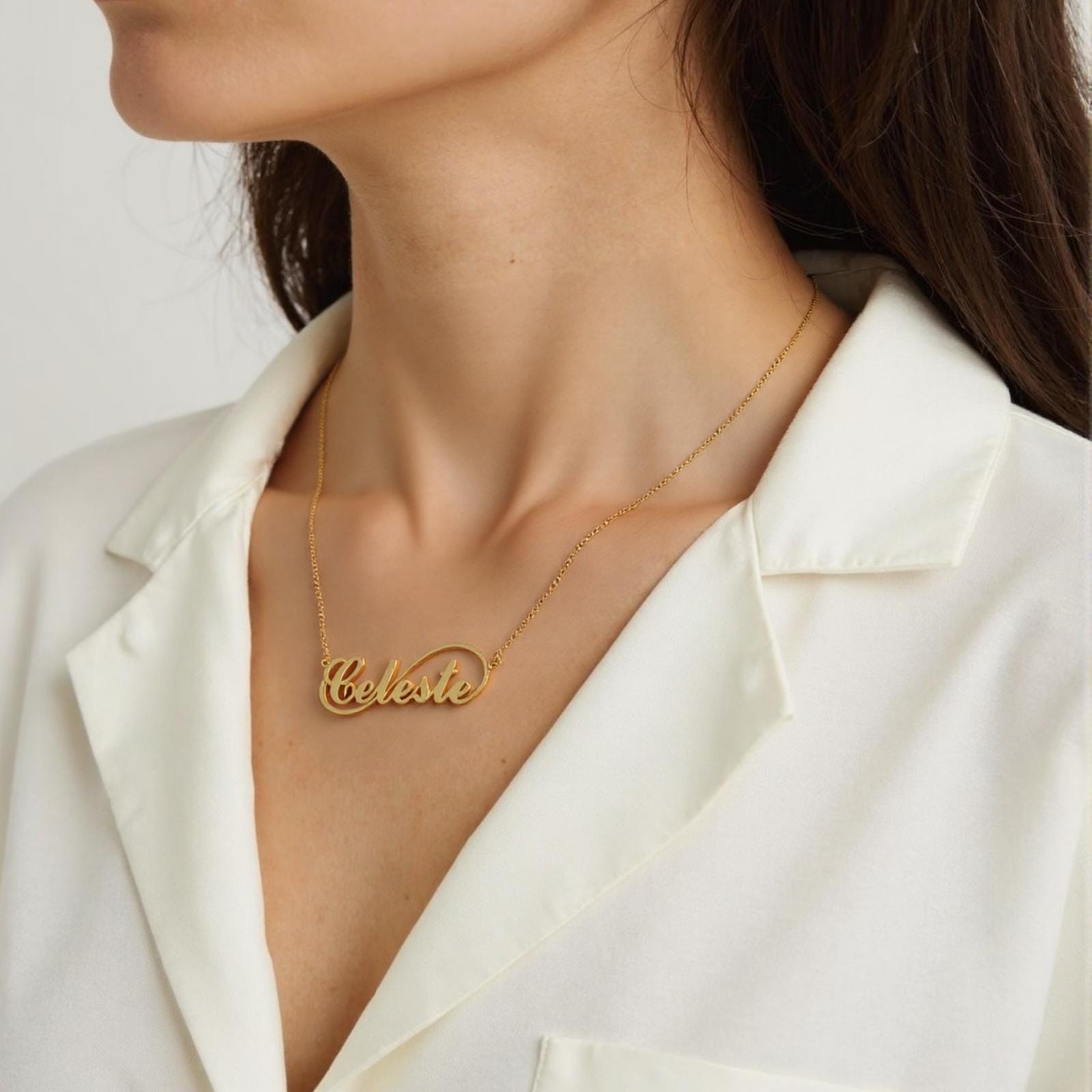 Customized Name Necklace, Gift For Mom, Best Friend, Sister, Bridesmaid Gift, Family Name Necklace, Birthday Hollow Necklace Customized Name Necklace, Gift For Mom, Best Friend, Sister, Bridesmaid Gift, Family Name Necklace, Birthday Hollow Necklace von BaronshopStudio