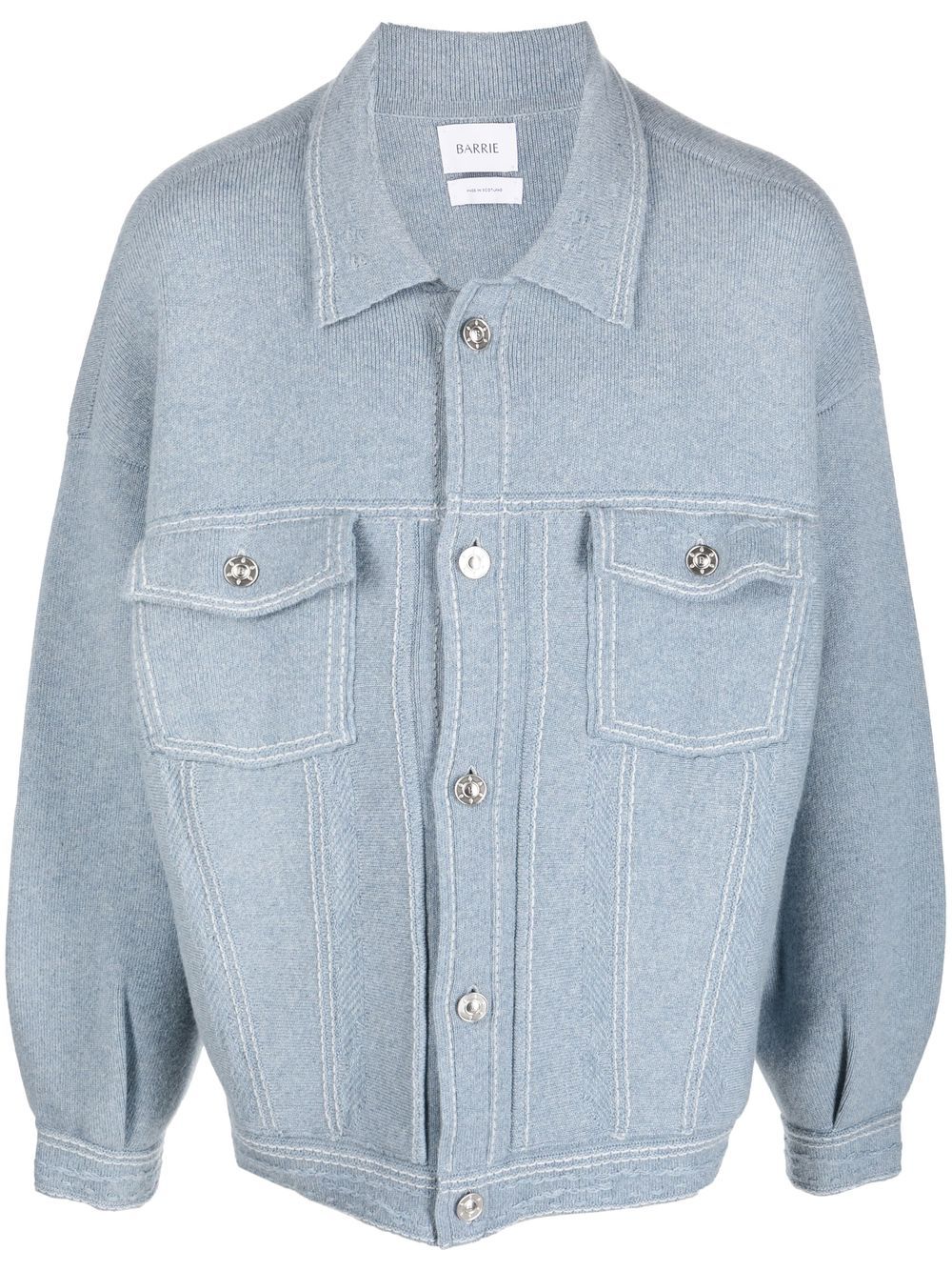 Barrie Jeansjacke im Oversized-Look - Blau von Barrie