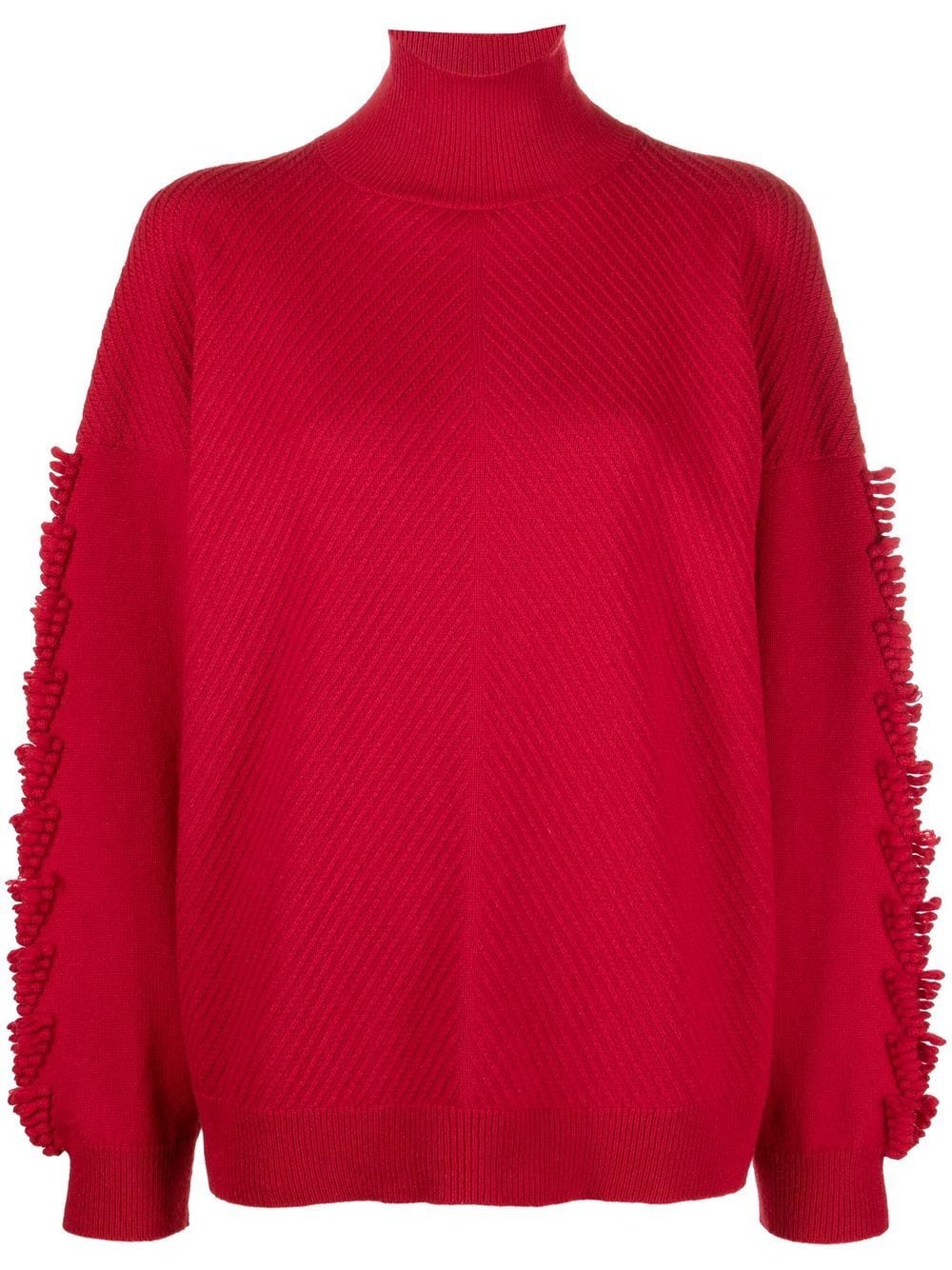 Barrie Kaschmirpullover mit Rollkragen - Rot von Barrie