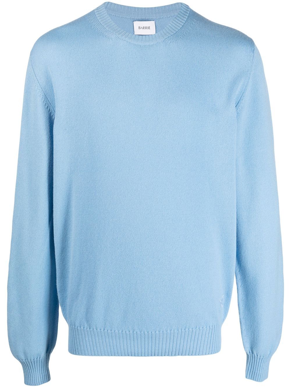 Barrie Kaschmirpullover mit rundem Ausschnitt - Blau von Barrie