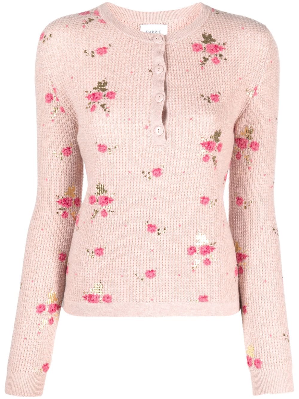 Barrie Pullover mit Print - Rosa von Barrie