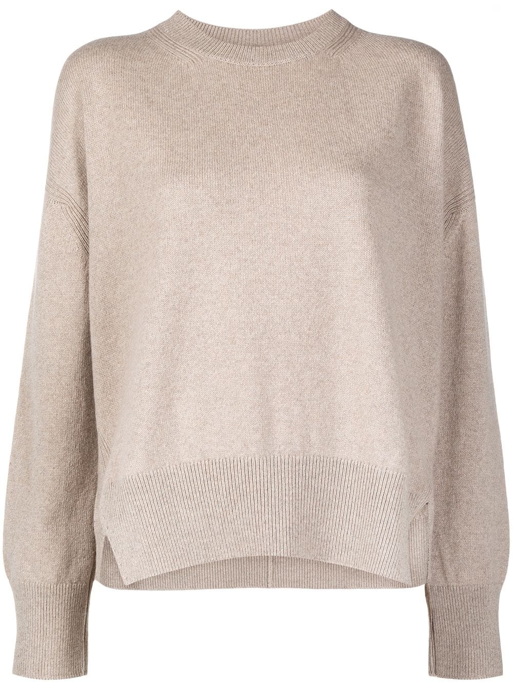 Barrie Kaschmirpullover mit rundem Ausschnitt - Nude von Barrie