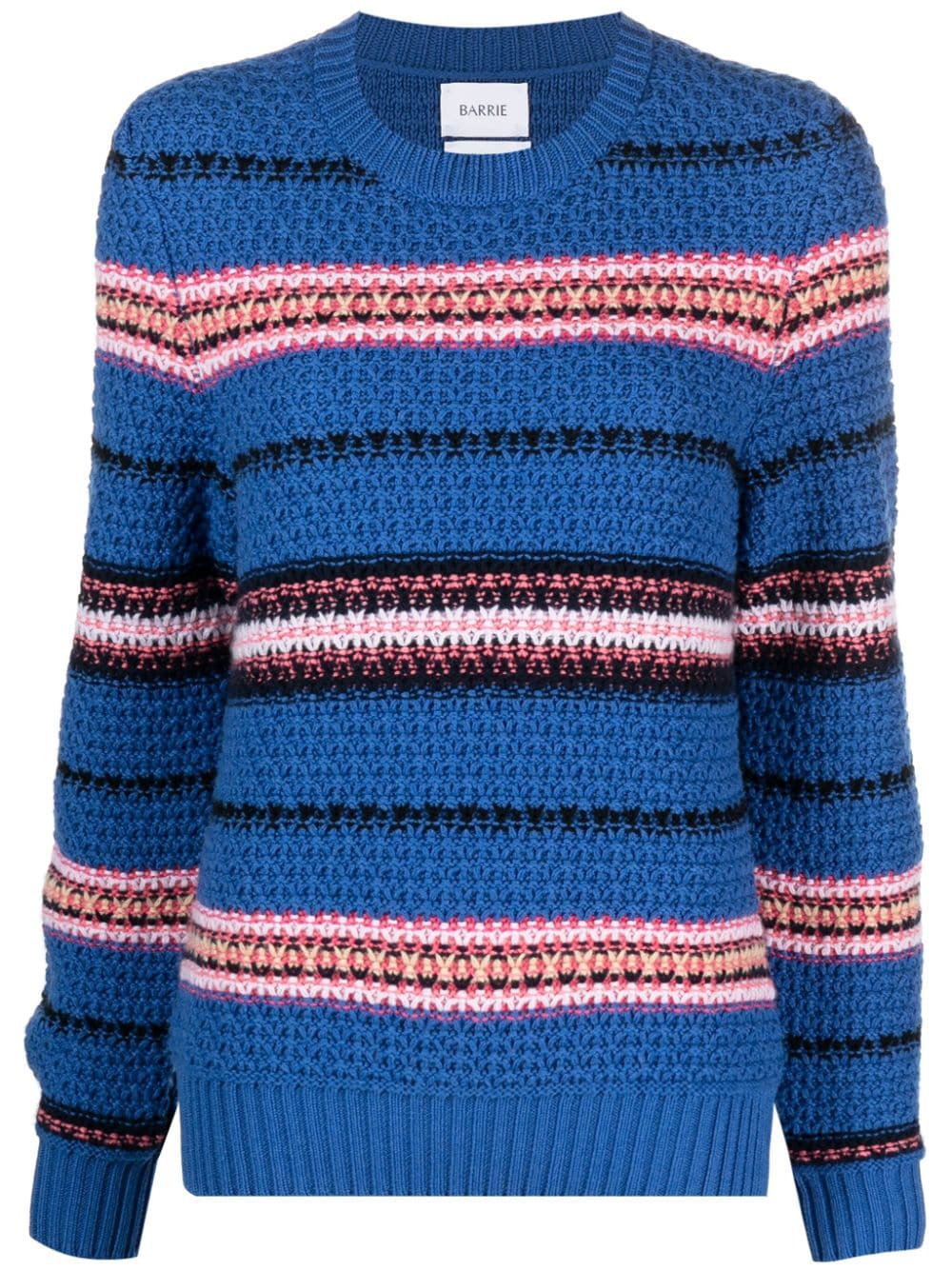 Barrie Gestreifter Pullover - Blau von Barrie