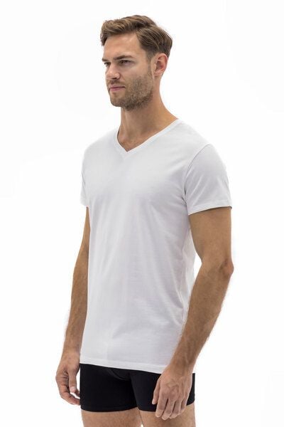 Barrio 13 T-Shirt Herren V-Ausschnitt 3er Pack - Stretch Baumwolle Unterhemd mit Kurzarm Slim Fit von Barrio 13