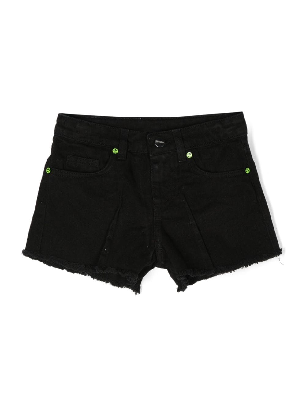 Barrow kids Jeans-Shorts mit Faltendetail - Schwarz von Barrow kids