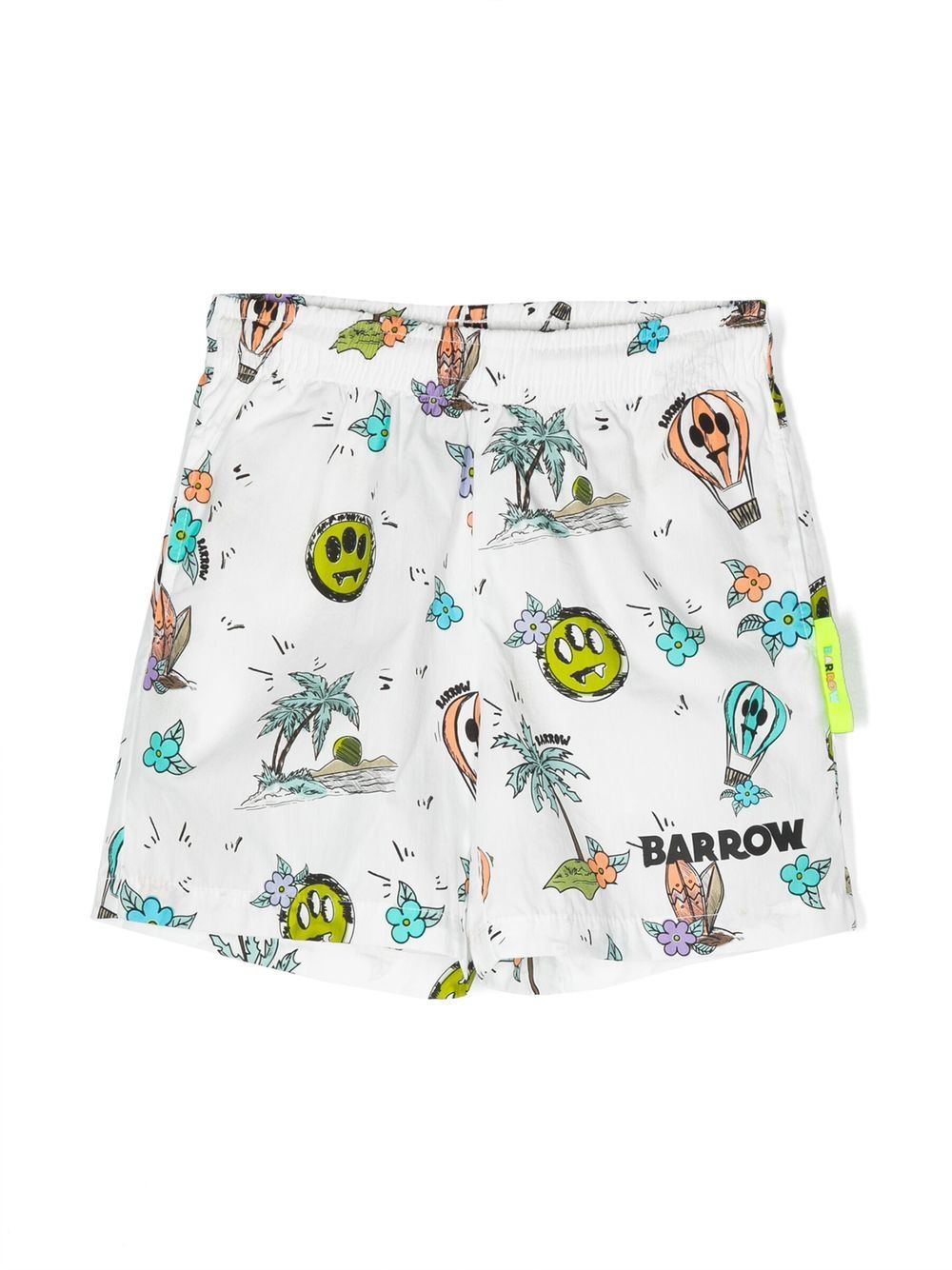 Barrow kids Shorts mit grafischem Print - Weiß von Barrow kids