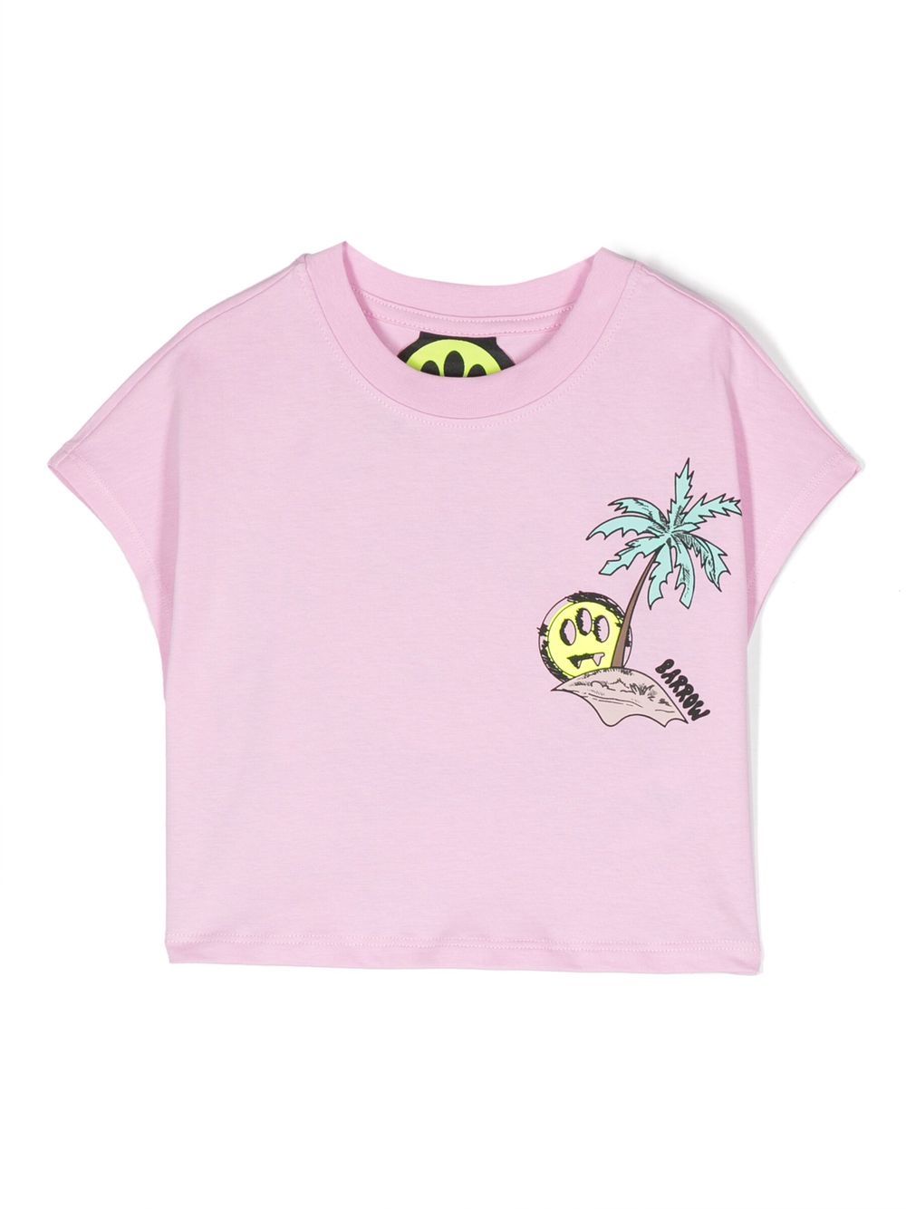 Barrow kids T-Shirt mit Logo-Print - Rosa von Barrow kids