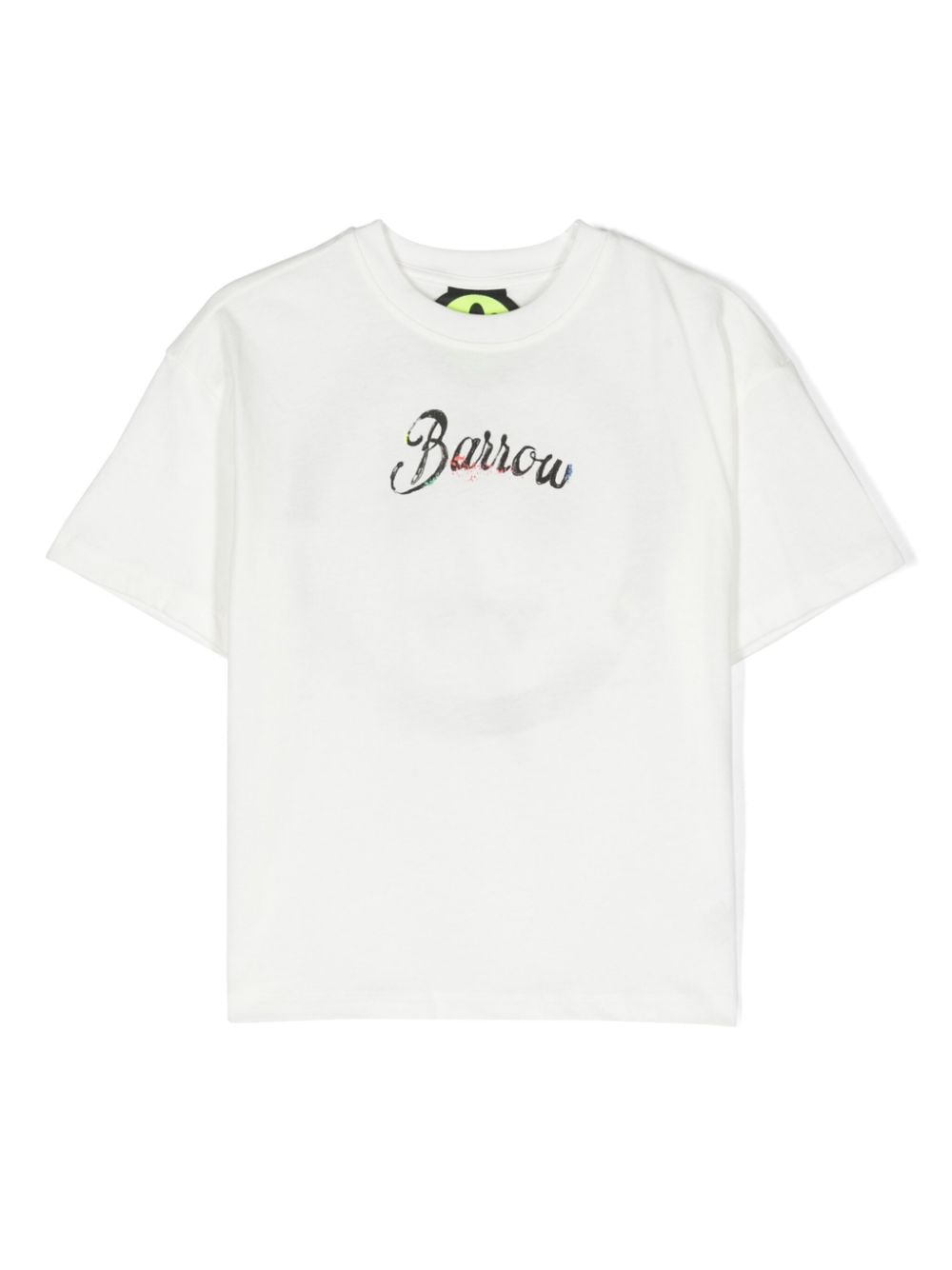 Barrow kids Farbklecks-T-Shirt mit Logo-Print - Weiß von Barrow kids