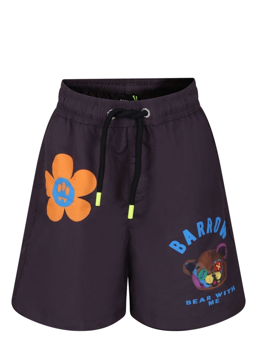 Barrow kids Badeshorts mit Logo-Print - Schwarz von Barrow kids