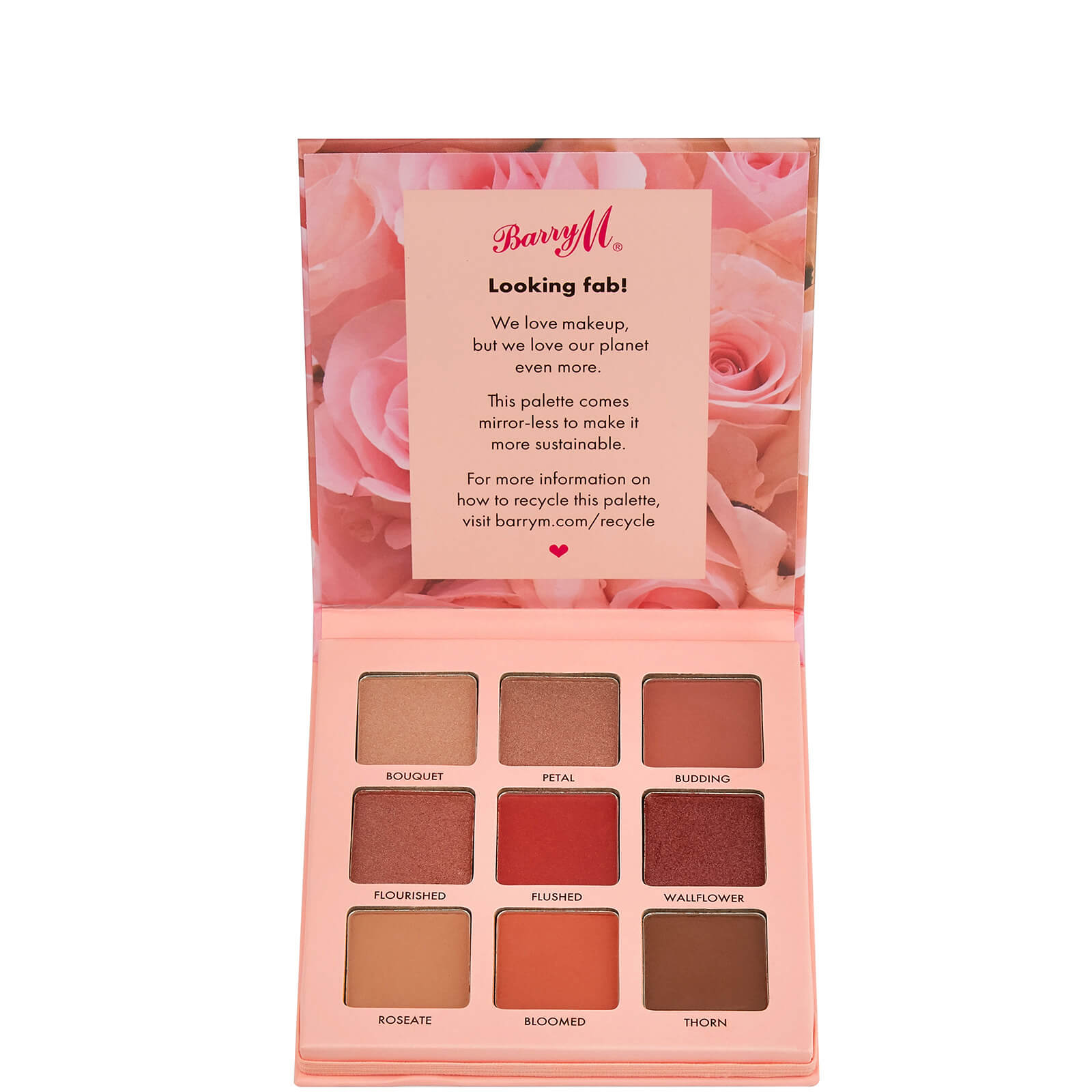 Barry M Cosmetics Rose getönten Lidschatten Palette 12,6g von Barry M Cosmetics