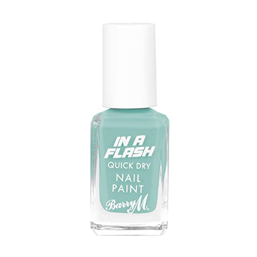 Barry M In a Flash Quick Dry Nail Paint, Shade Blue Boost, Quick Dry Nail Polish von Barry M