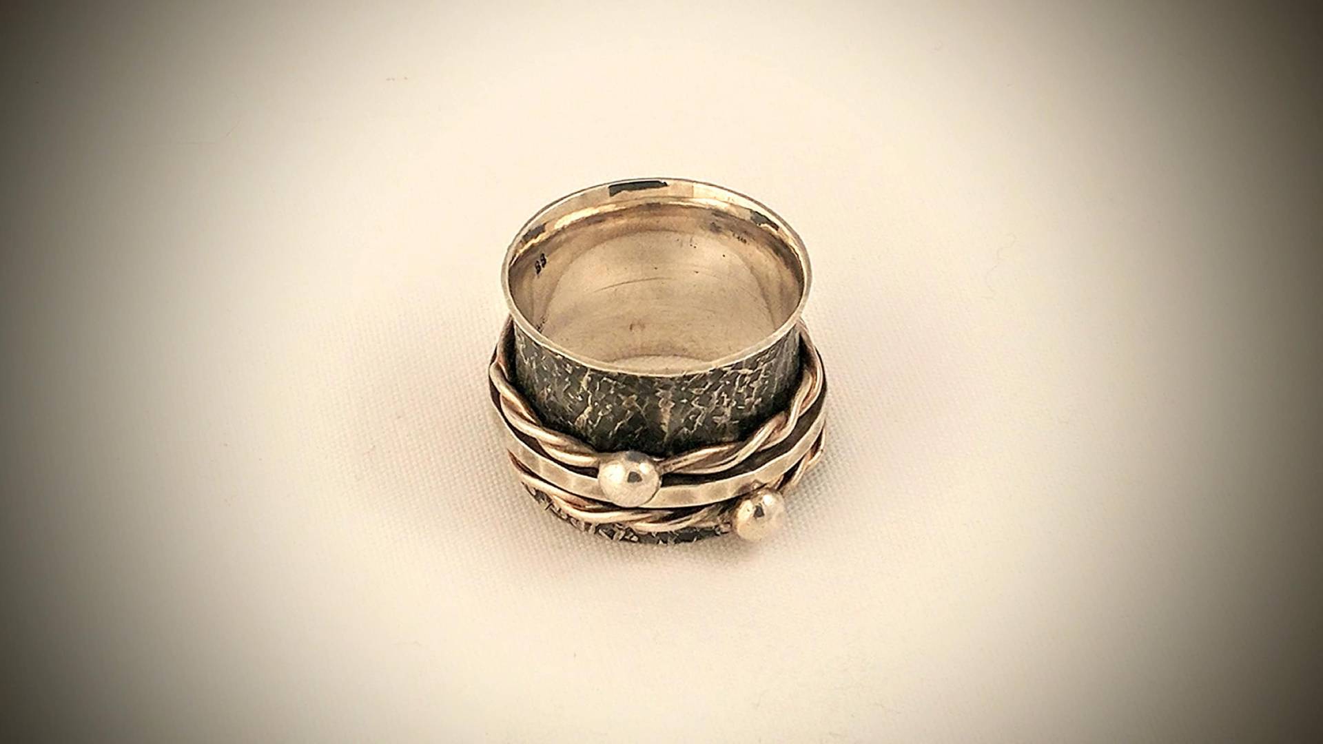 Silber Spinner Ring, Meditationsring, Fidget Ring von BarryGrahamJewelry