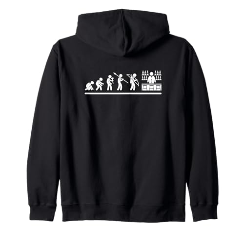 Bartending Evolution Männer Frauen Lustiger Barkeeper Kapuzenjacke Bartending Evolution Männer Frauen Lustiger Barkeeper Kapuzenjacke von Bartender Accessories And Bar Tending Designs