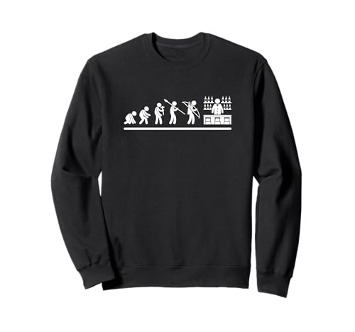 Bartending Evolution Männer Frauen Lustiger Barkeeper Sweatshirt Bartending Evolution Männer Frauen Lustiger Barkeeper Sweatshirt von Bartender Accessories And Bar Tending Designs