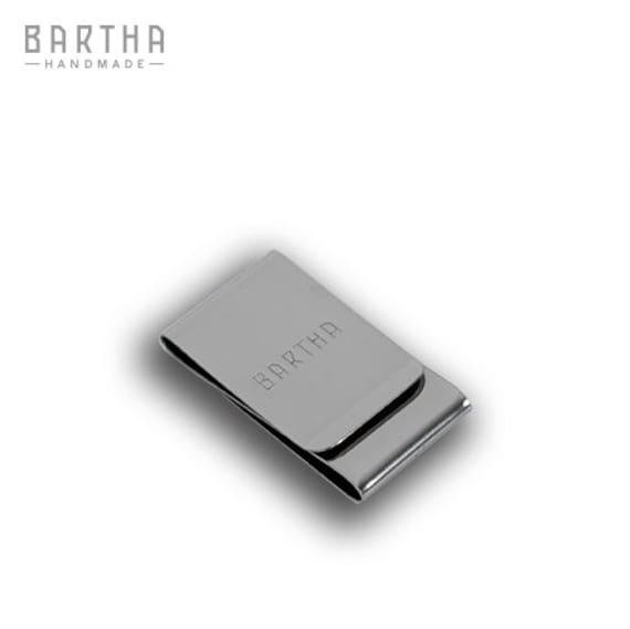 Geldklammer Aus Edelstahl | Metall Geldscheinklammer - Minimal Design Bartha Handmade von BarthaHandmade