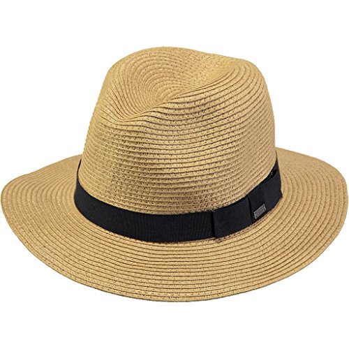 BARTS Unisex Aveloz Hat Fedora, Mehrfarbig (beige Con cordoncino Nero), M (Herstellergröße: M) von Barts