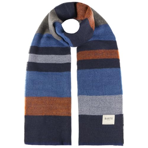 Barts Anthonie Herrenschal Winterschal Strickschal Streifenschal (One Size - dunkelblau) von Barts