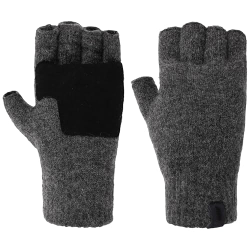 Barts Banxs Fingerless Handschuhe Strickhandschuhe Herrenhandschuhe Herren - Winter Herbst-Winter - M/L anthrazit von Barts