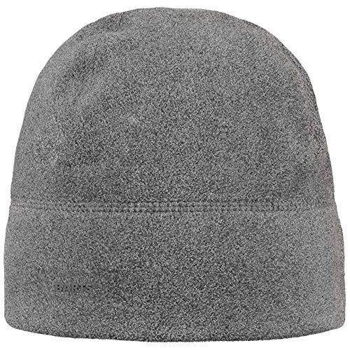 Barts Basic Beanie Grau - Klassische einfarbige Wintermütze, Größe One Size - Farbe Heather Grey von Barts