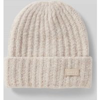 Barts Beanie mit Label-Patch Modell 'Mella' in Offwhite, Größe 1 von Barts