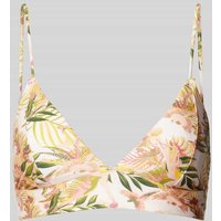 Barts Bikini-Oberteil mit Allover-Print Modell 'Estellu' in Beige, Größe 42 von Barts