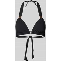 Barts Bikini-Oberteil mit Neckholder Modell 'Solid' in Black, Größe 36 von Barts