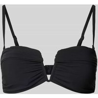 Barts Bikini-Oberteil mit V-Ausschnitt Modell 'Solid' in Black, Größe 36 von Barts