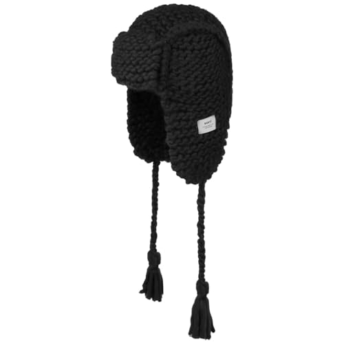 Barts Brubru Bomber Inkamütze Strickmütze Kindermütze Fliegermütze Damen/Herren - mit Umschlag, Ohrenklappen Herbst-Winter Winter - One Size anthrazit von Barts