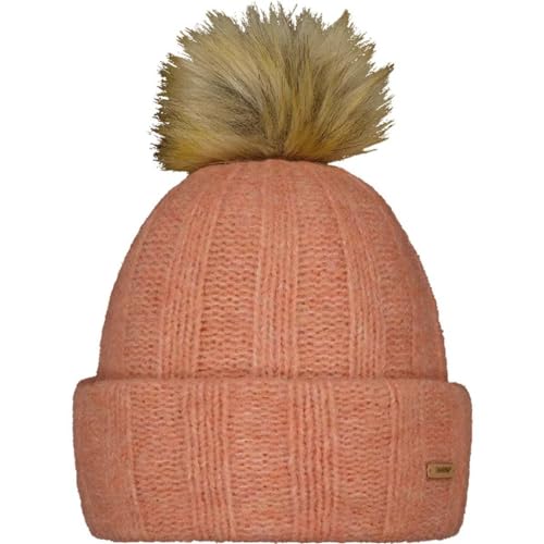 Barts Civana Alpaka Beanie Strickmütze Damenmütze Umschlagmütze Wintermütze (One Size - apricot) von Barts