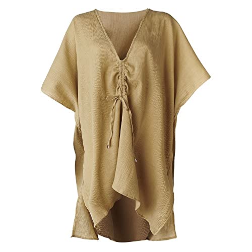 Barts Damen Adriatic Kaftan Strandkleid, Sand, Uni von Barts