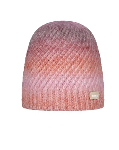 Barts Damen Beanie Strickmütze Fanatail fleecegefütterte Wintermütze mit Farbverlauf 3350 Berry 26 von Barts