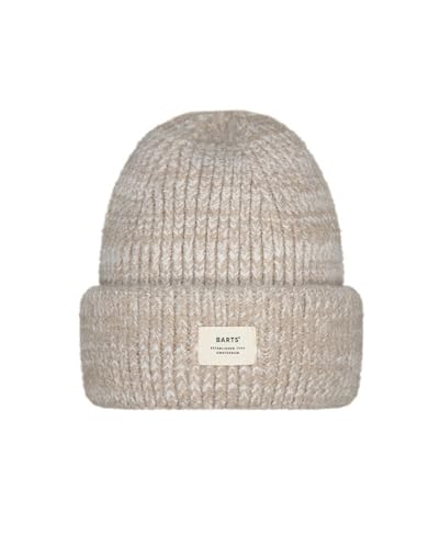 Barts Damen Beanie Strickmütze Owlet gestrickte Wintermütze mit Umschlag 3602 Light Brown 24 von Barts