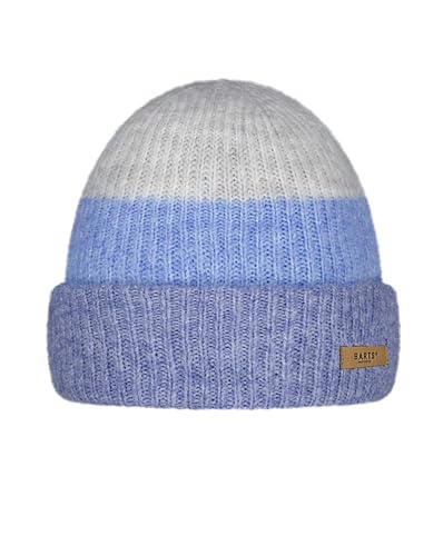 Barts Damen Beanie Suzam Wintermütze mit Streifen 6101 Blue 04 von Barts