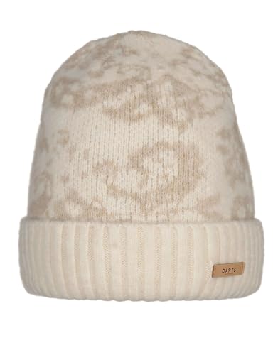 Barts Damen Beanie Tanua gemusterte Strickmütze 1779 Cream 10 von Barts