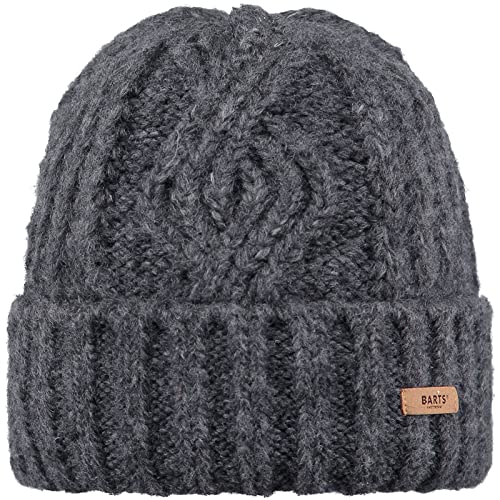 Barts Damen Farrah Beanie-Mütze, anthrazit, Einheitsgröße von Barts