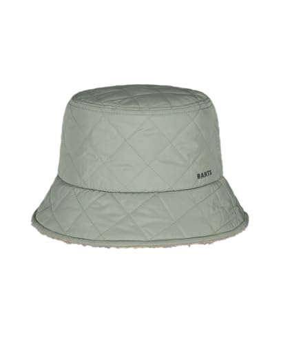Barts Damen Gesteppte Mütze Fischerhut Erola Buckethat wasserabweisend 2109 Pale Army 13 von Barts