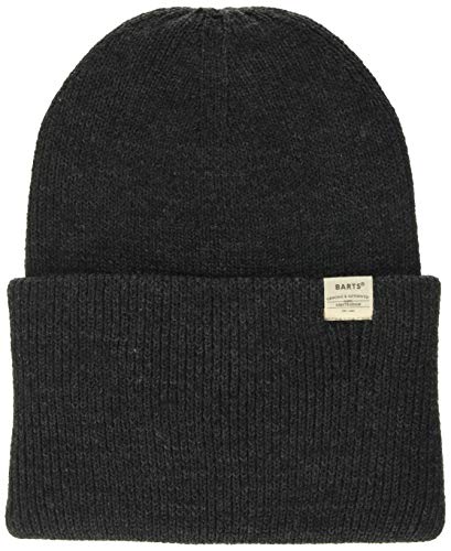 Barts Damen Haveno Beanie Baskenmütze, Grau (Dark Heather 0019), One Size (Herstellergröße: Uni) von Barts