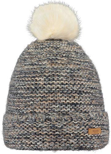 Barts Strickmütze Imre Turnup Beanie mit Bommel 4494 Light Brown 09 von Barts