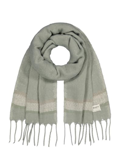 Barts Damen Strickschal Featherz Winterschal mit Fransen 3279 Pale Army 13 von Barts