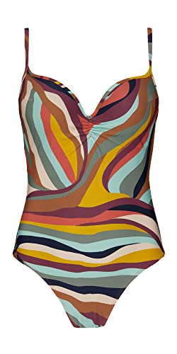 Barts Damen Varuna Skulpting One Piece Badeanzug, Mehrfarbig, 38 von Barts